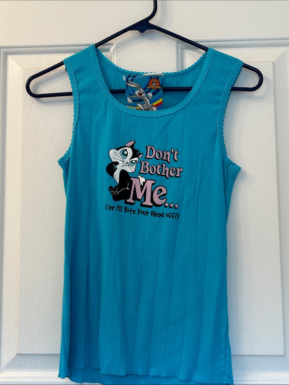 Woman’s Looney Tunes precious/pussyfoot Graphic Tank Top - Don't Bother Me